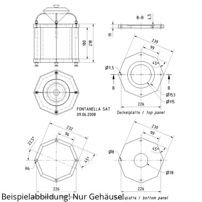 Visaton FONTANELLA SAT Gehäusebausatz