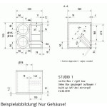 Visaton STUDIO 1 Gehäusebausatz