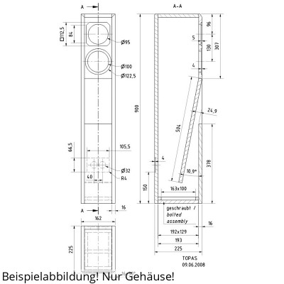 Visaton TOPAS Gehäusebausatz
