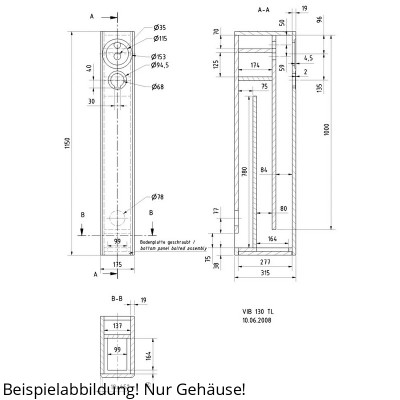 Visaton Kit de logement VIB 130 TL