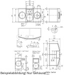 Visaton LA BELLE CENTER Gehäusebausatz