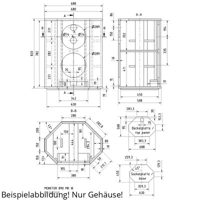 Visaton MONITOR 890 MK III Gehäusebausatz