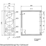 Visaton CT CENTER 81 Schallwand
