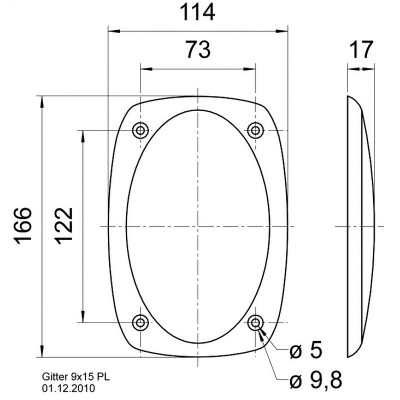 Visaton Gitter 9x15 PL