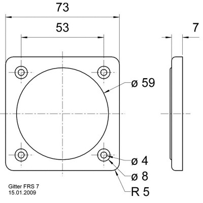 Visaton Gitter FRS 7