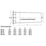 Bassreflexrohr BR50/SW