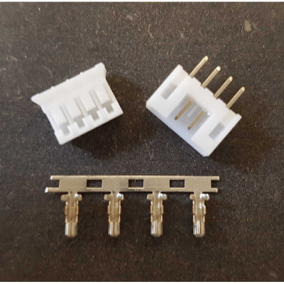 4 Pin Stecker und Buchse PH2.0 mit Crimpkontakten