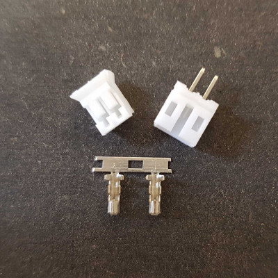 2 pin plug and socket PH2.0 with crimp contacts