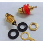 Cinch Fittings Set 1 pair red and black