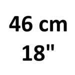 46 cm (18")