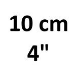 10 cm (4")