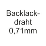 Backlackdraht 0,71mm